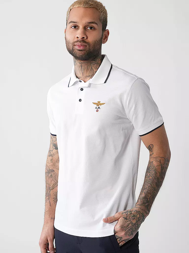 AERONAUTICA MILITARE | Poloshirt | weiss