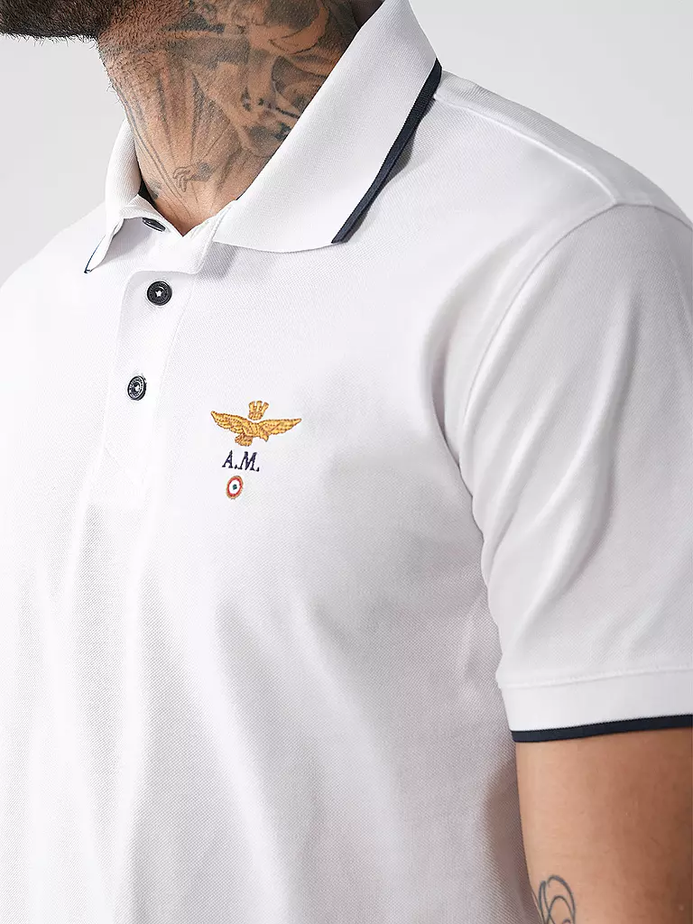 AERONAUTICA MILITARE | Poloshirt | weiss