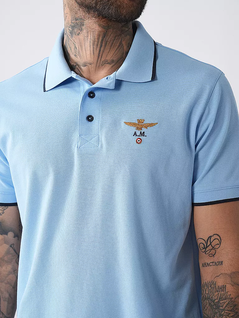 AERONAUTICA MILITARE | Poloshirt | hellblau