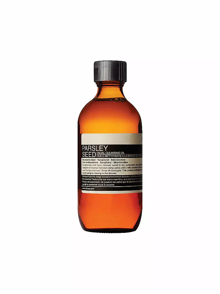 AESOP | Reinigung - Parsley Seed Cleansing Oil 200ml | transparent