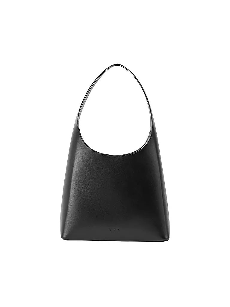 AESTHER EKME | Ledertasche - Hobo Bag SAC MIDI | schwarz