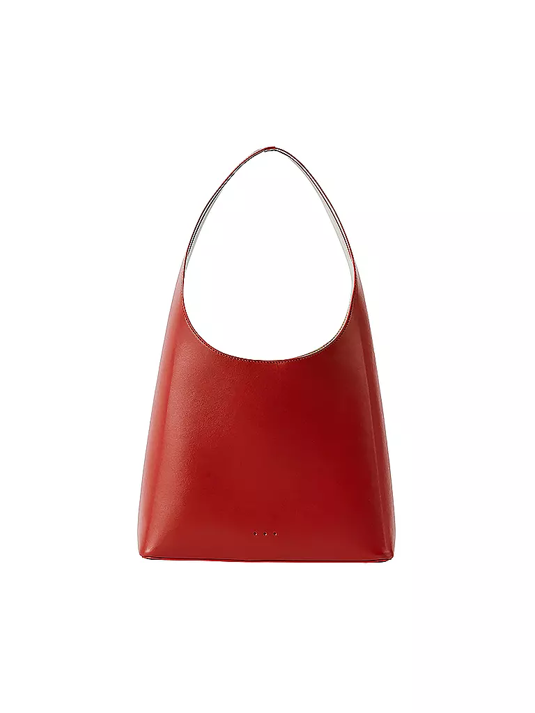 AESTHER EKME | Ledertasche - Hobo Bag SAC MIDI | rot