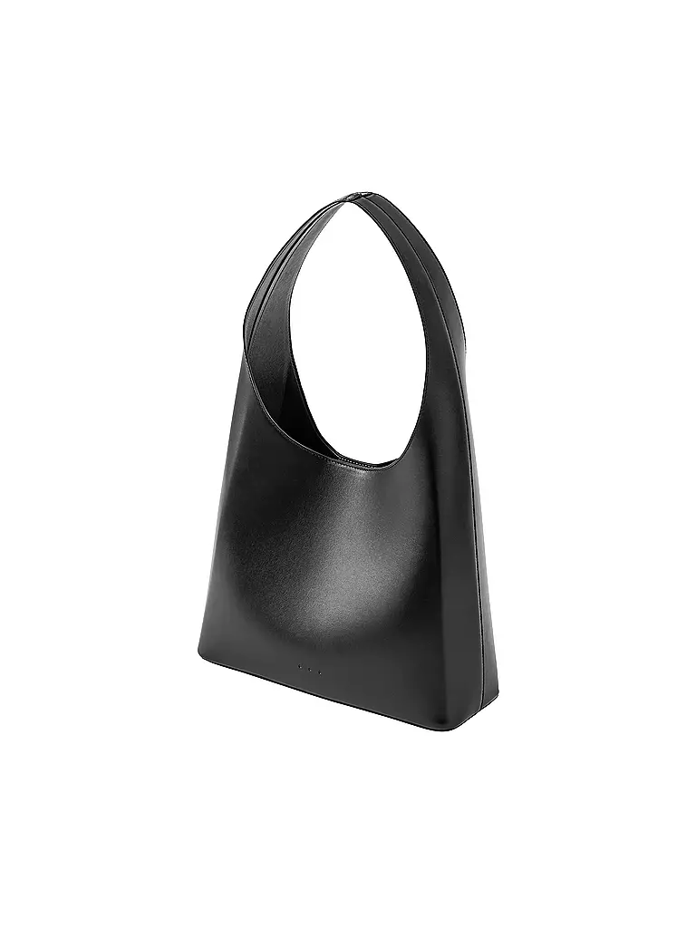 AESTHER EKME | Ledertasche - Hobo Bag SAC MIDI | schwarz