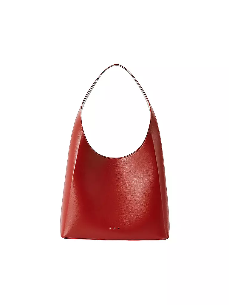 AESTHER EKME | Ledertasche - Hobo Bag SAC MIDI | rot