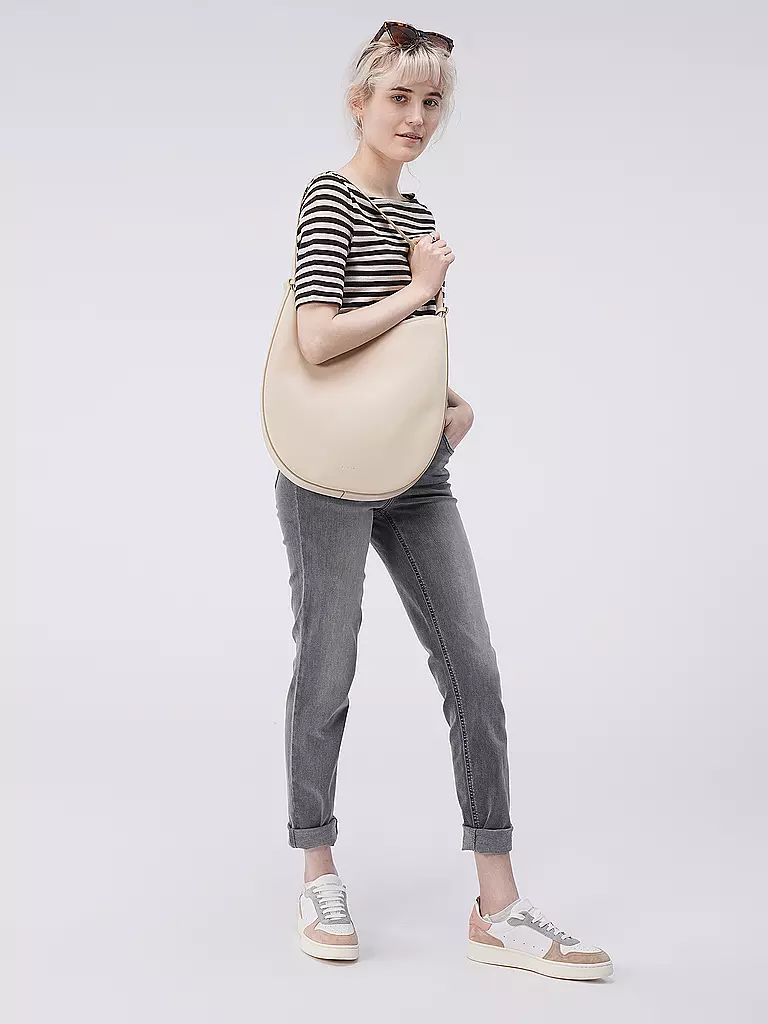 AESTHER EKME | Ledertasche - Hobo Bag SOFT HOBO | creme