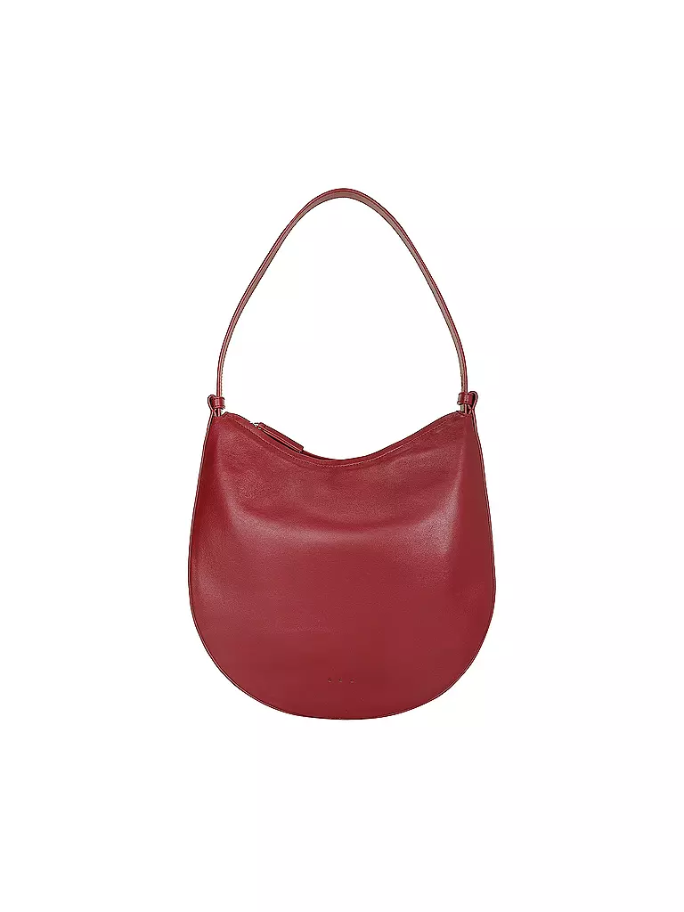 AESTHER EKME | Ledertasche - Hobo Bag SOFT MINI HOBO | dunkelrot