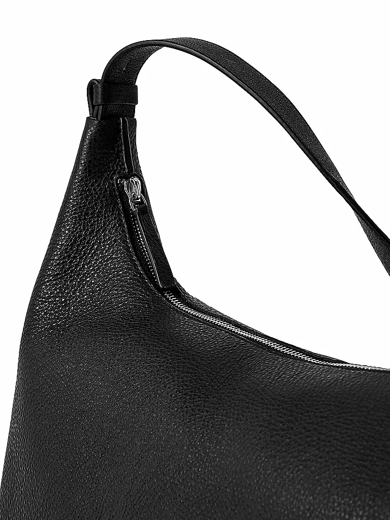 AESTHER EKME | Ledertasche - Hobo DUFFLE | schwarz