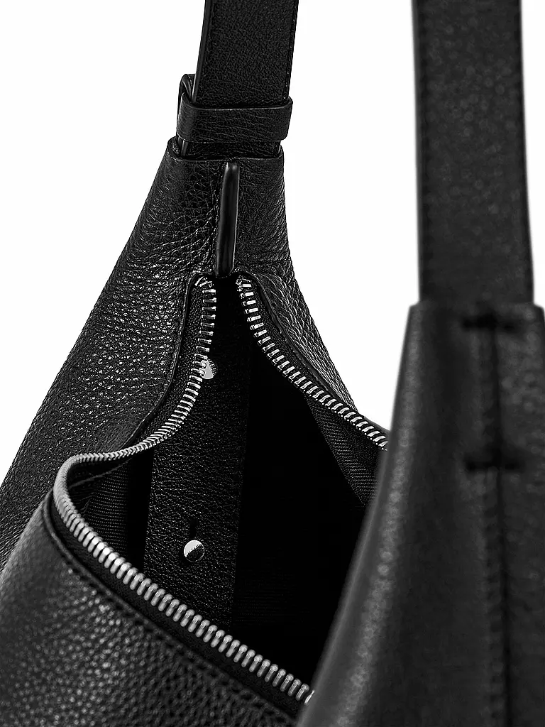 AESTHER EKME | Ledertasche - Hobo DUFFLE | schwarz