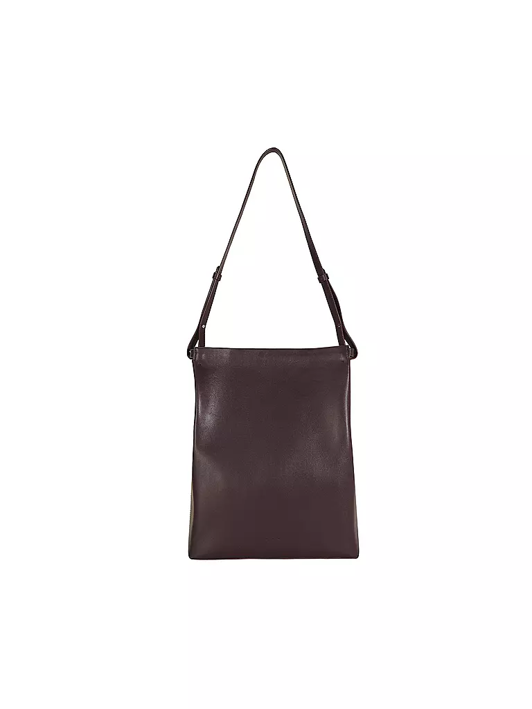 AESTHER EKME | Ledertasche - Hobo SWAY TOTE | dunkelrot