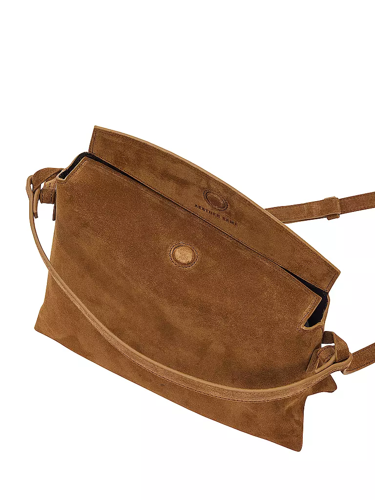 AESTHER EKME | Ledertasche - Umhängetasche MINI LUNE  | camel