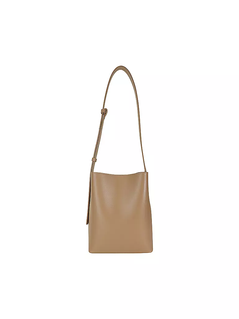 AESTHER EKME | Ledertasche - Umhängetasche SAC BUCKET | beige