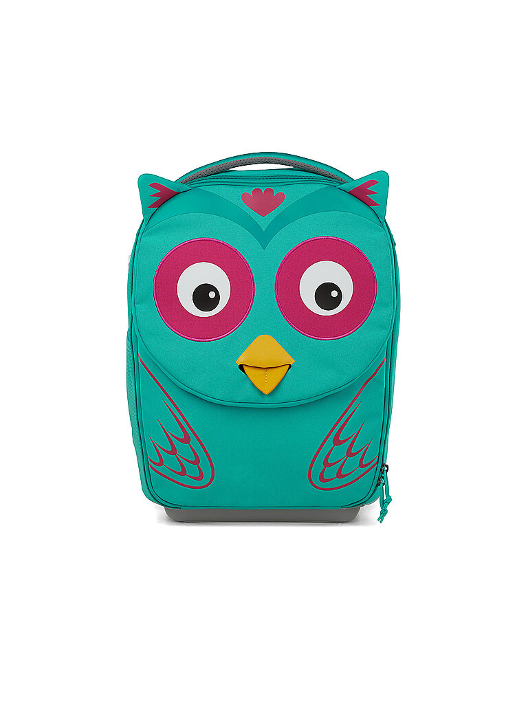 AFFENZAHN Kindertrolley Reise Freund - Eluise Eule türkis