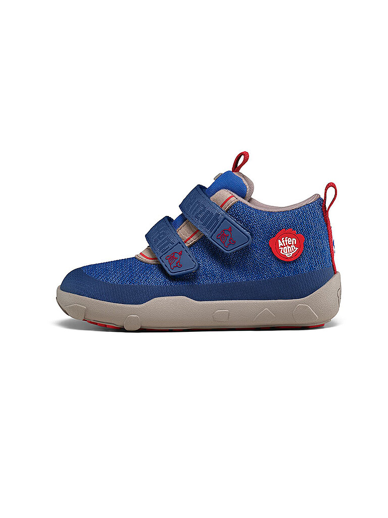 AFFENZAHN Kinder Barfußschuhe - Sneaker KNIT HAPPY Wal blau | 26