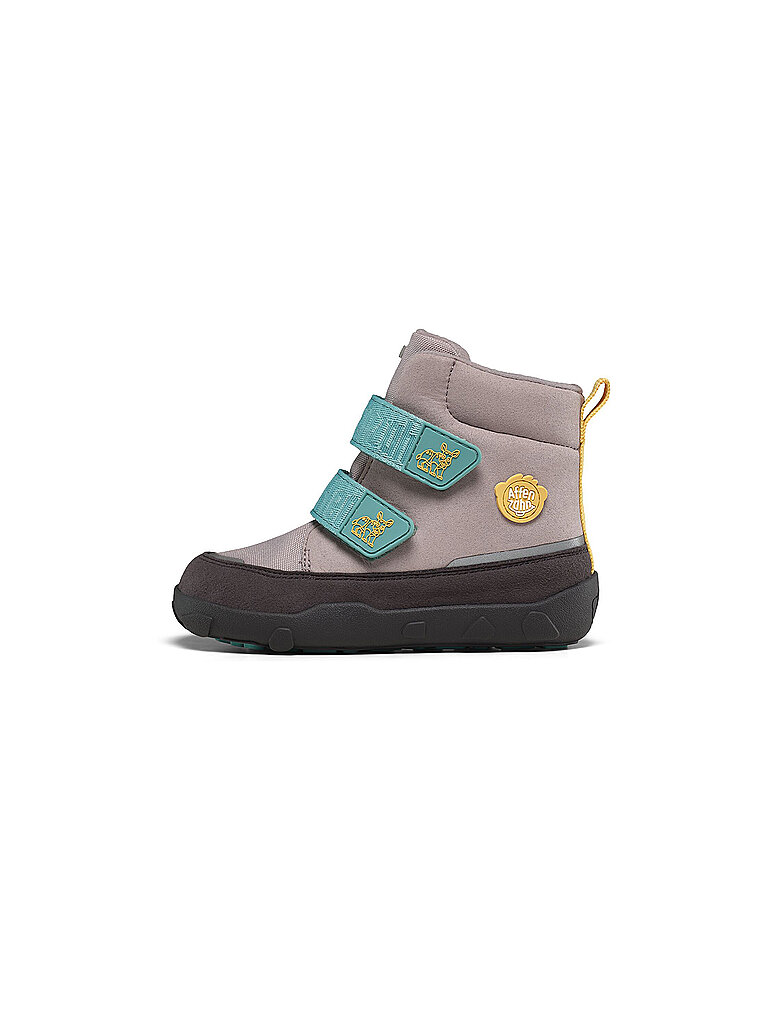 AFFENZAHN Kinder Winterstiefel VEGAN COMFY Nashorn grau | 28