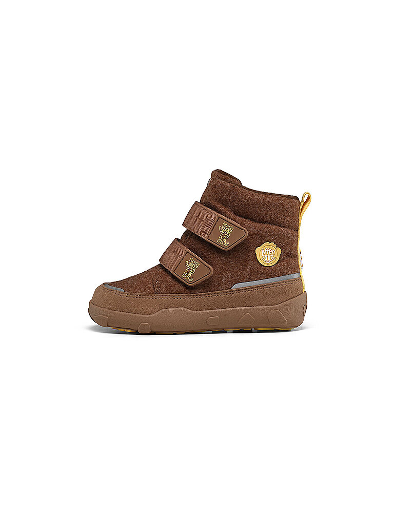 AFFENZAHN Kinder Stiefel WOLLE COMFY Tiger braun | 33