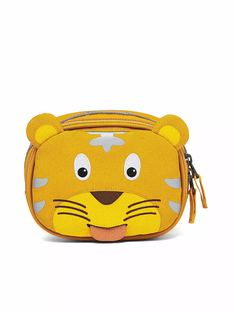 AFFENZAHN | Fahrradlenkertasche Tiger | gelb