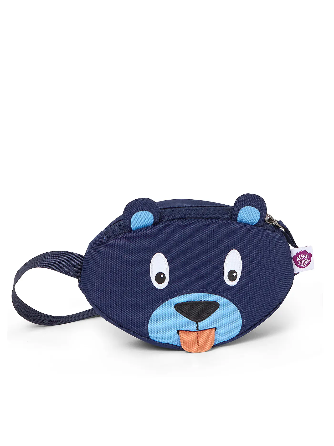 AFFENZAHN | Gürteltasche "Hugo Hund" | dunkelblau