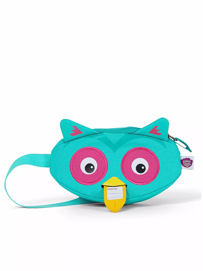 AFFENZAHN | Gürteltasche "Eluise Eule" | Türkis