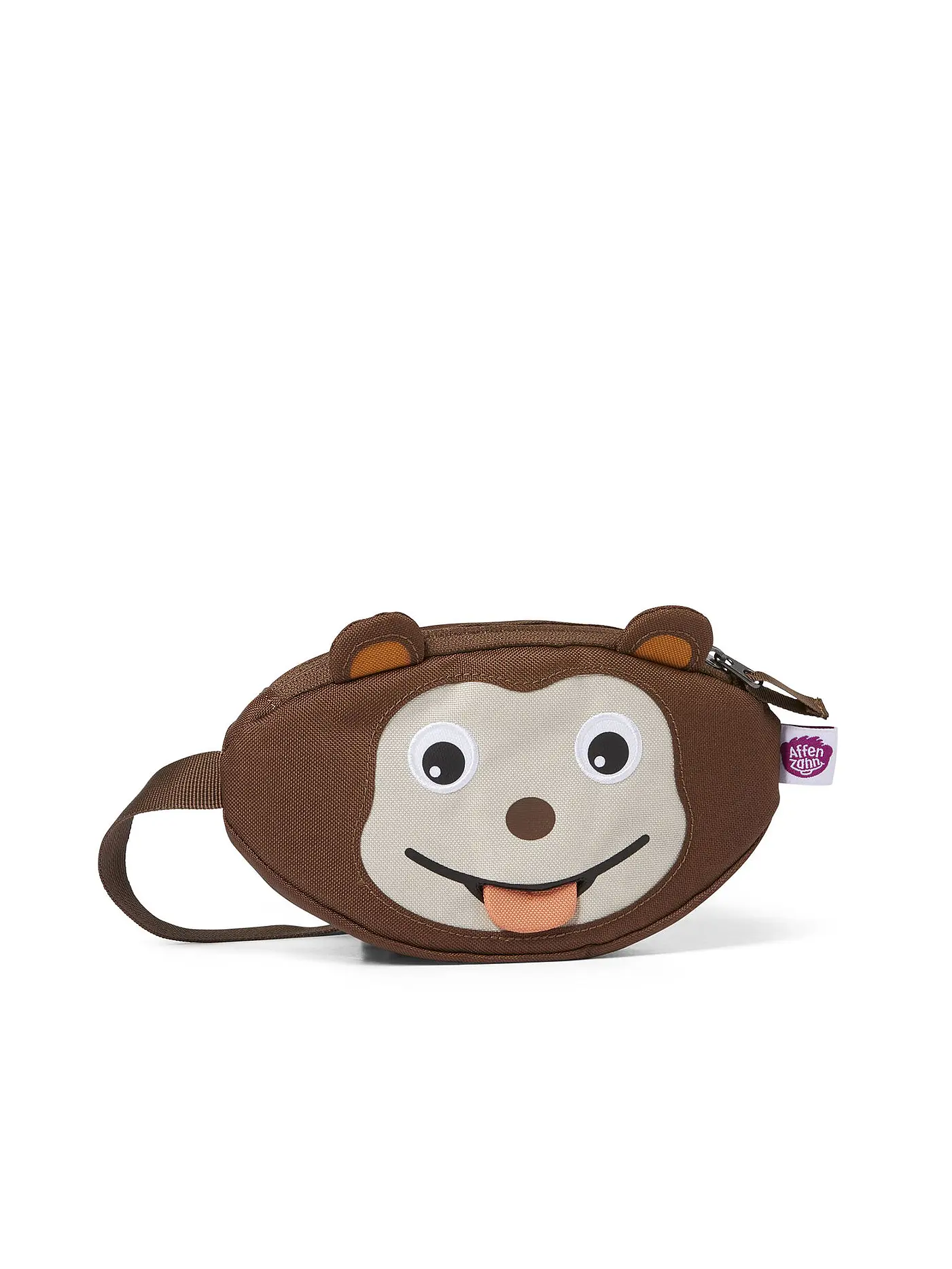 AFFENZAHN | Gürteltasche "Hugo Hund" | braun