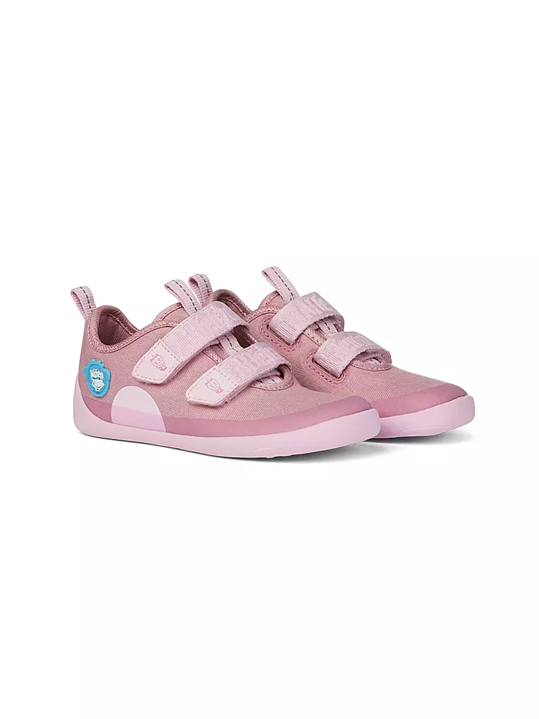 AFFENZAHN | Kinder Barfußschuh Baumwolle - Einhorn | rosa