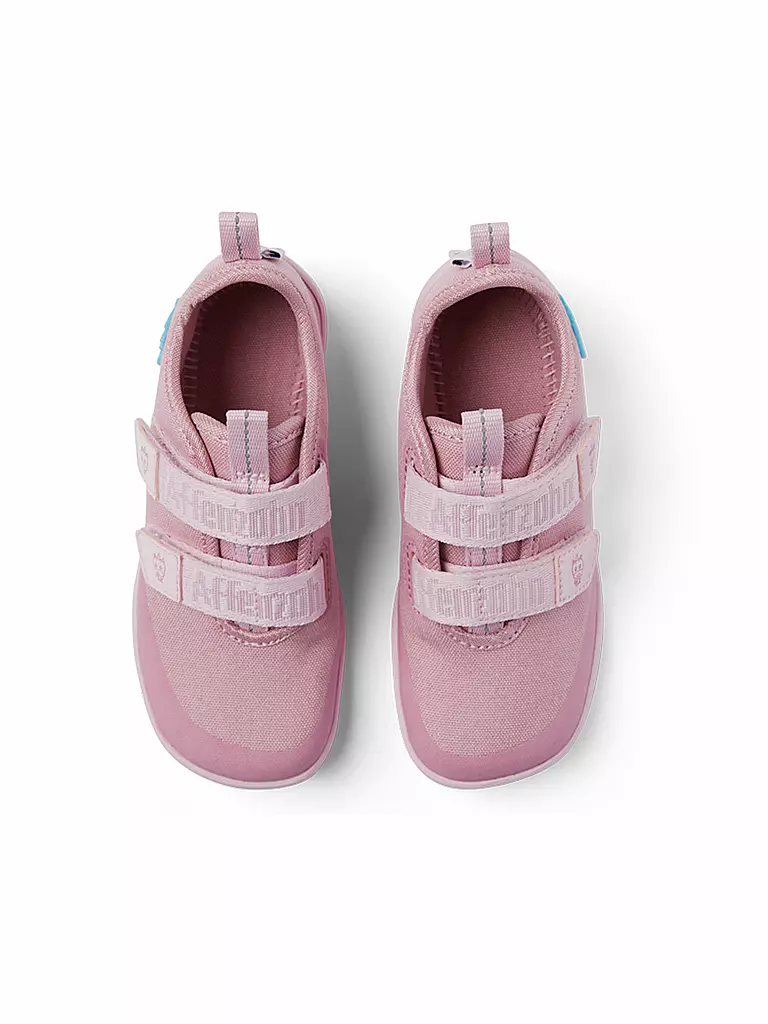 AFFENZAHN | Kinder Barfußschuh Baumwolle - Einhorn | rosa