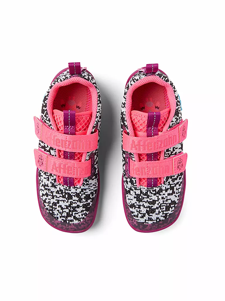 AFFENZAHN | Kinder Barfußschuh Knit - Flamingo | pink