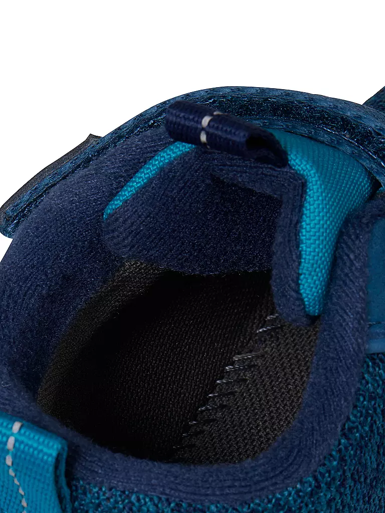 AFFENZAHN | Kinder Barfußschuhe - Übergangsschuh KNIT HAPPY Bär | dunkelblau