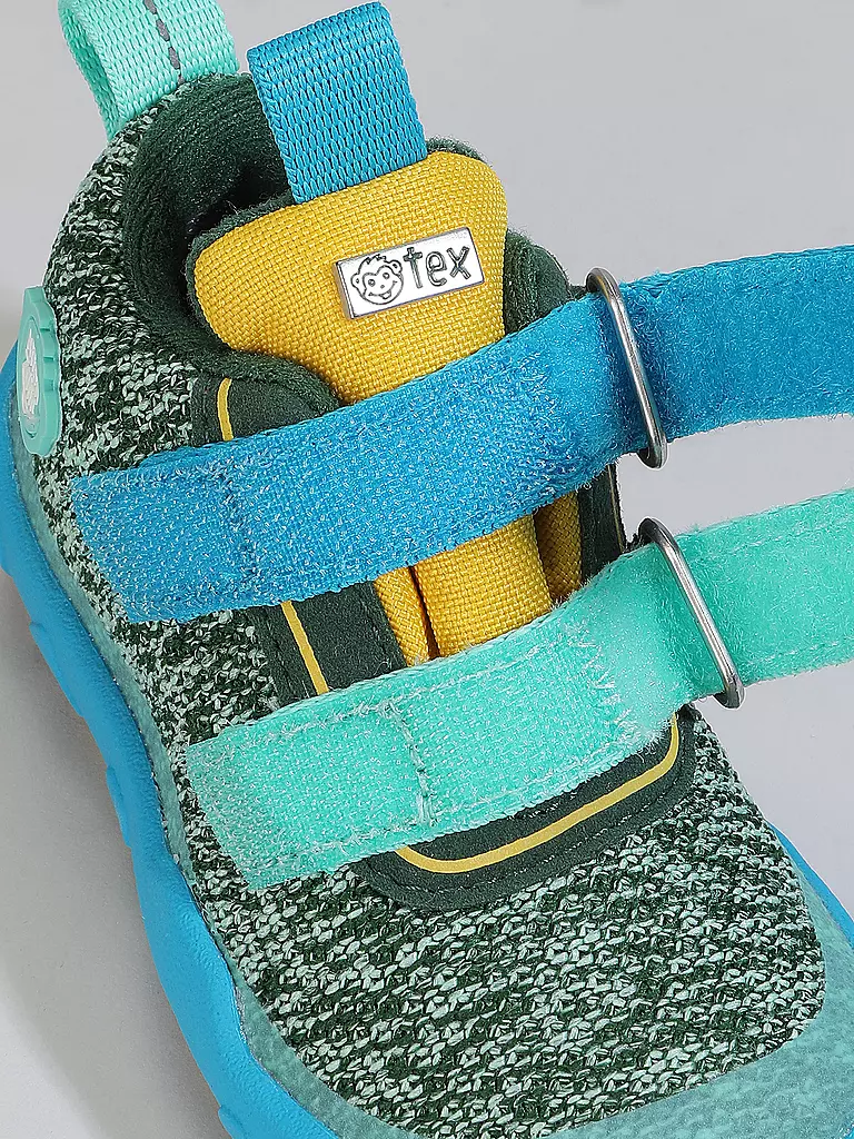 AFFENZAHN | Kinder Barfußschuhe - Übergangsschuhe KNIT HAPPY  Bär | schwarz