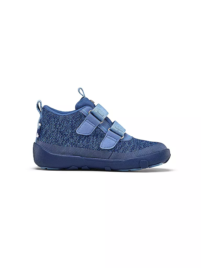AFFENZAHN | Kinder Barfußschuhe - Übergangsschuhe KNIT HAPPY Elefant | dunkelblau