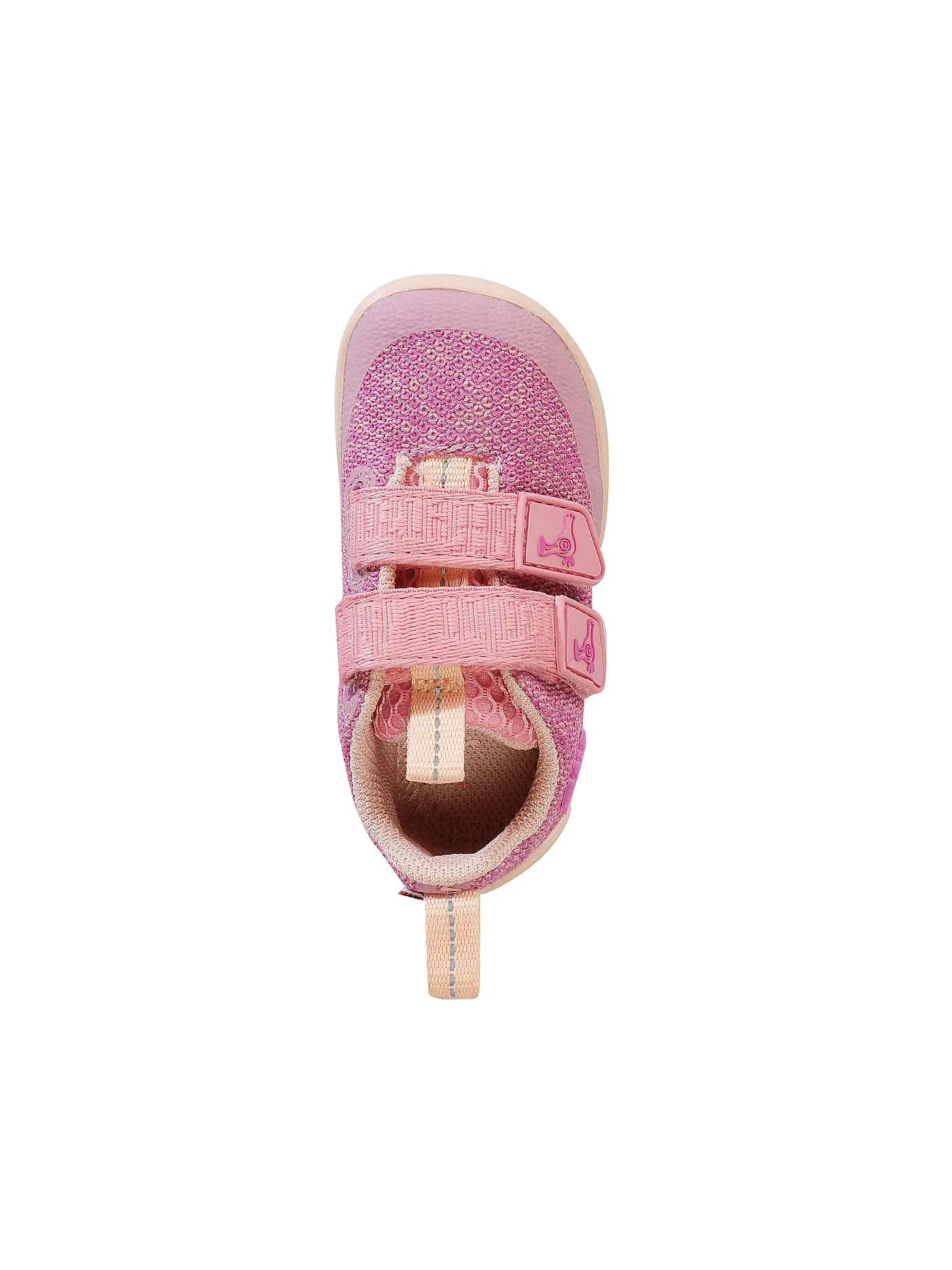 AFFENZAHN | Kinder Barfußschuhe KNIT HAPPY Flamingo | rosa