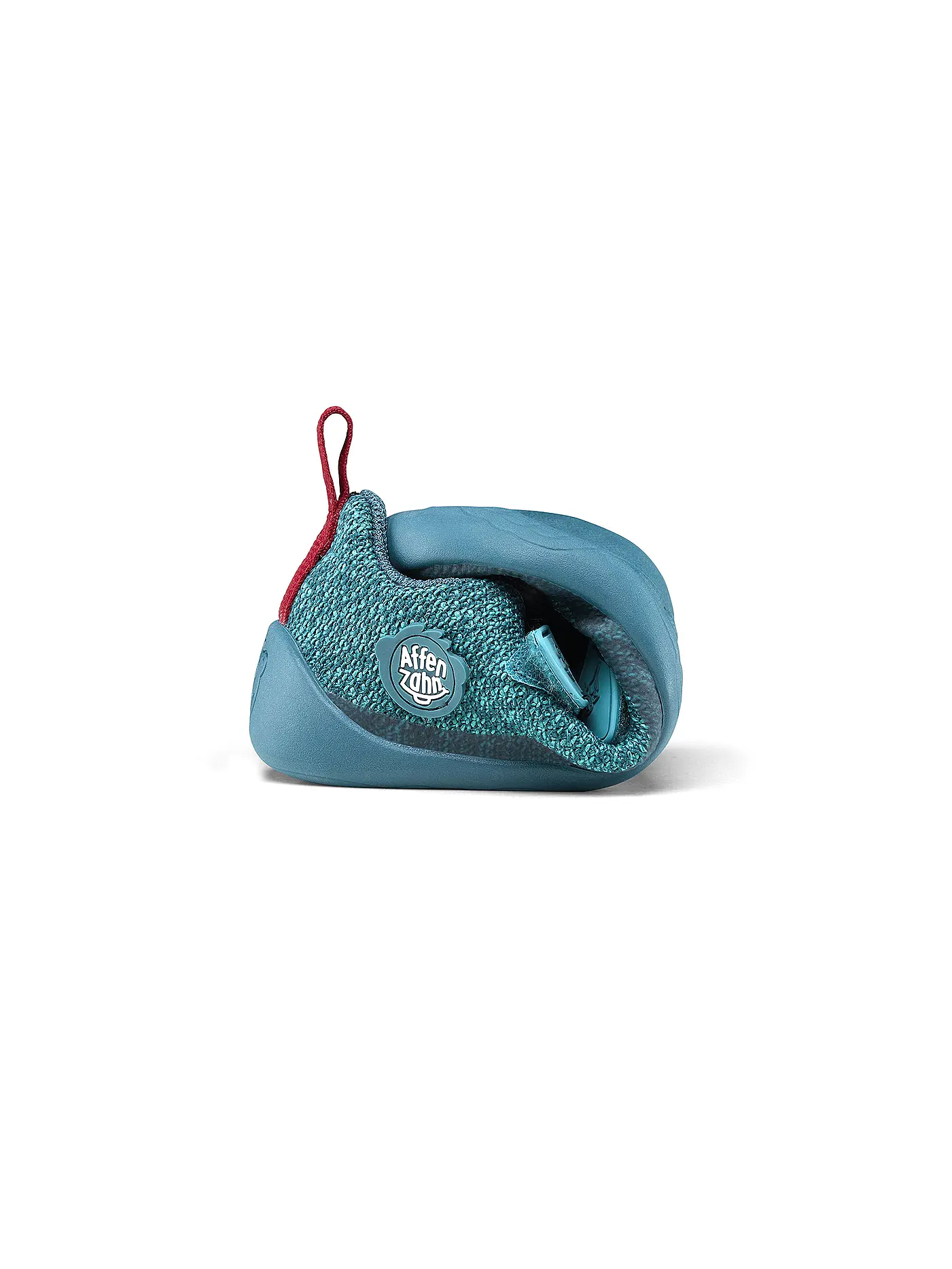 AFFENZAHN | Kinder Barfußschuhe KNIT HAPPY Hai | blau