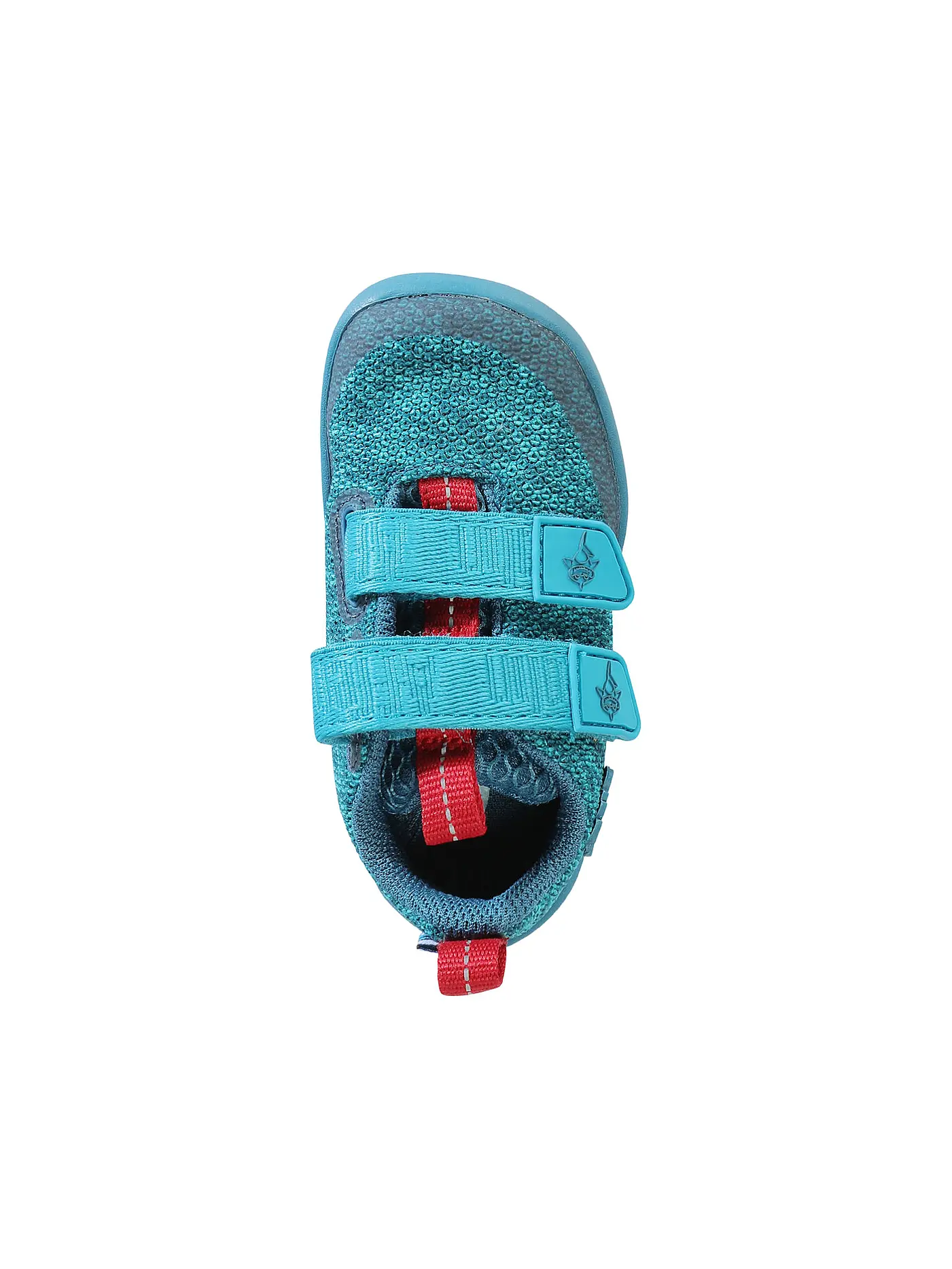 AFFENZAHN | Kinder Barfußschuhe KNIT HAPPY Hai | blau