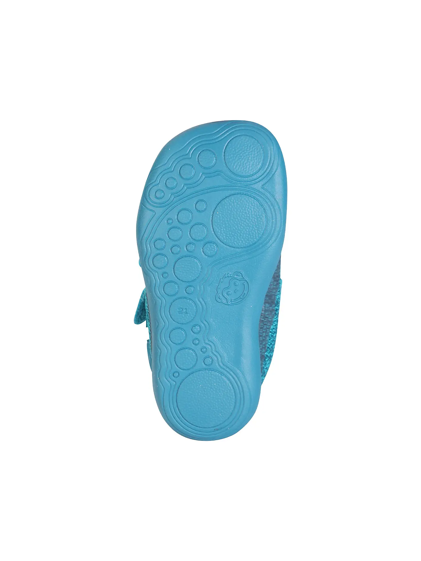 AFFENZAHN | Kinder Barfußschuhe KNIT HAPPY Hai | blau