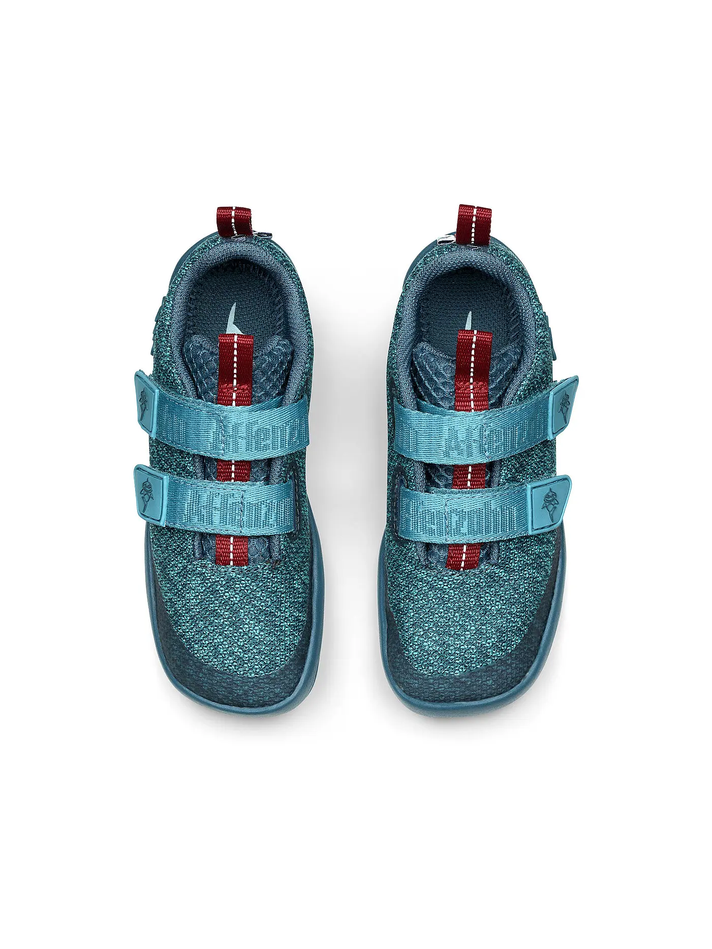 AFFENZAHN | Kinder Barfußschuhe KNIT HAPPY Hai | blau