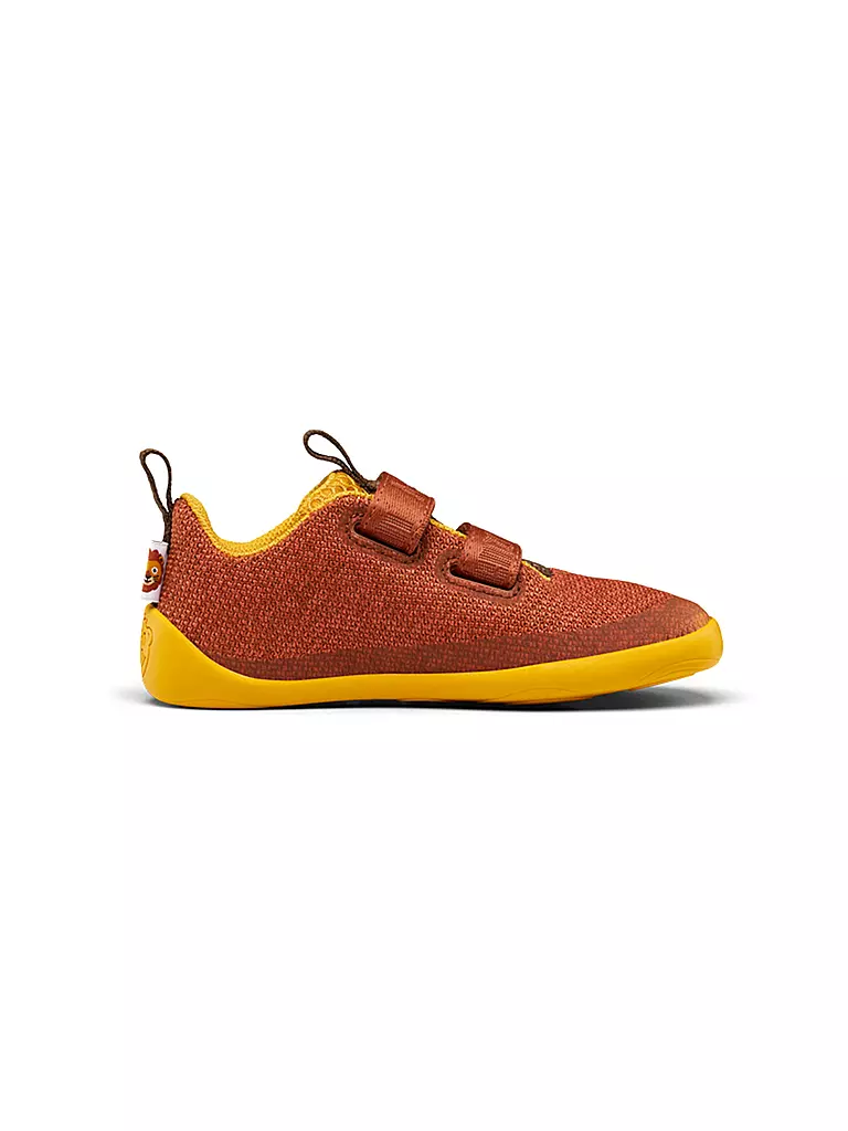 AFFENZAHN | Kinder Barfußschuhe KNIT HAPPY Löwe | braun