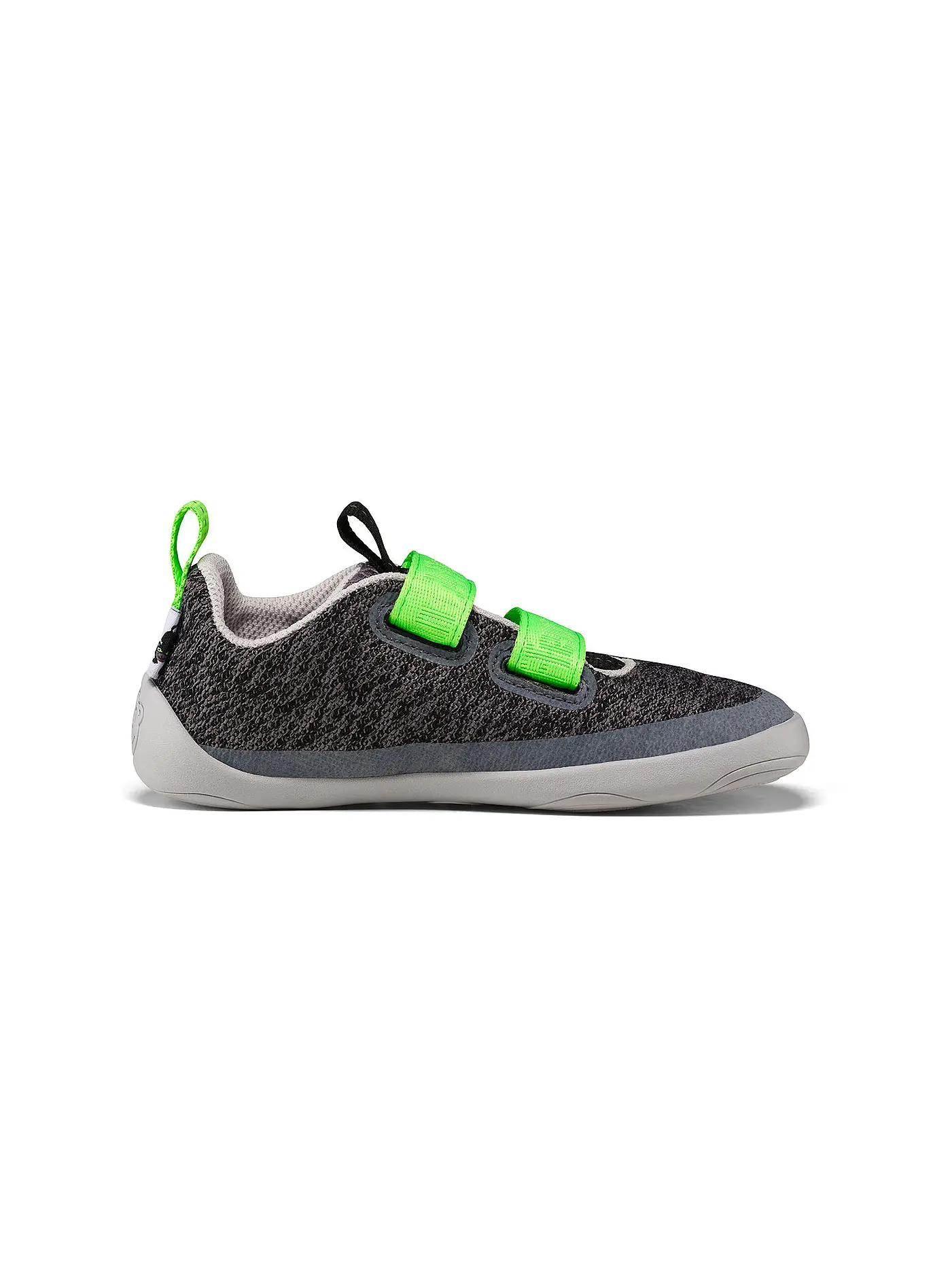 AFFENZAHN | Kinder Barfußschuhe KNIT HAPPY Panther | grau