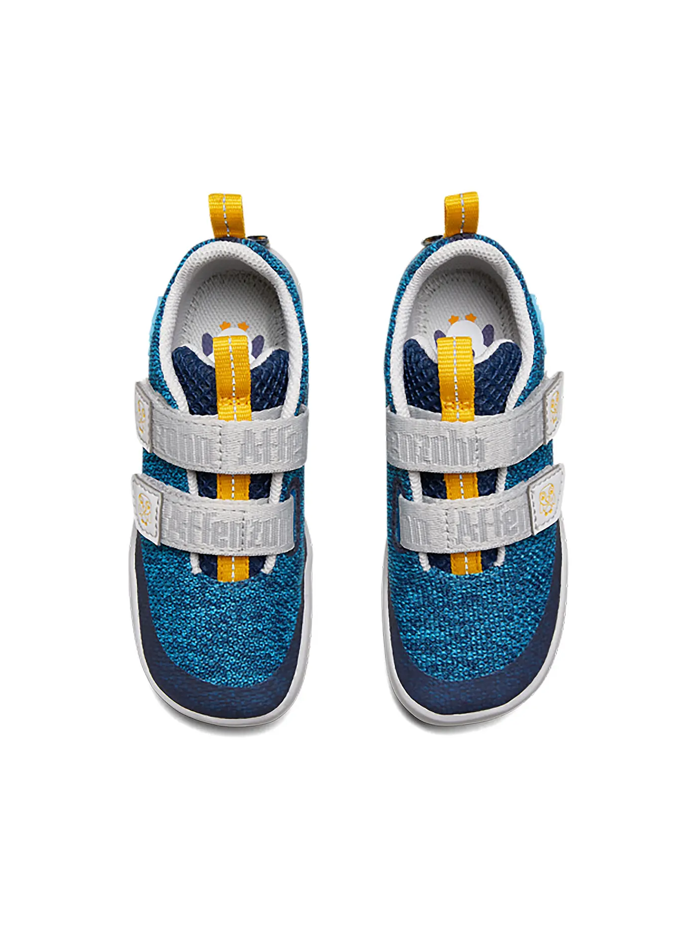 AFFENZAHN | Kinder Barfußschuhe KNIT HAPPY Pinguin | blau