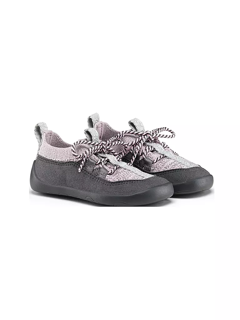 AFFENZAHN | Kinder Barfußschuhe PREWALKER KNIT Koala | grau