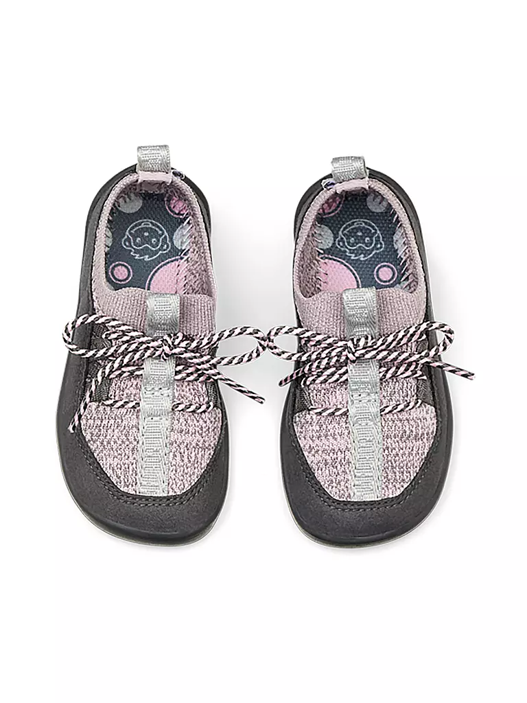 AFFENZAHN | Kinder Barfußschuhe PREWALKER KNIT Koala | grau