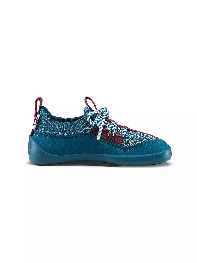 AFFENZAHN | Kinder Barfußschuhe PREWALKER KNIT Schildkröte | blau