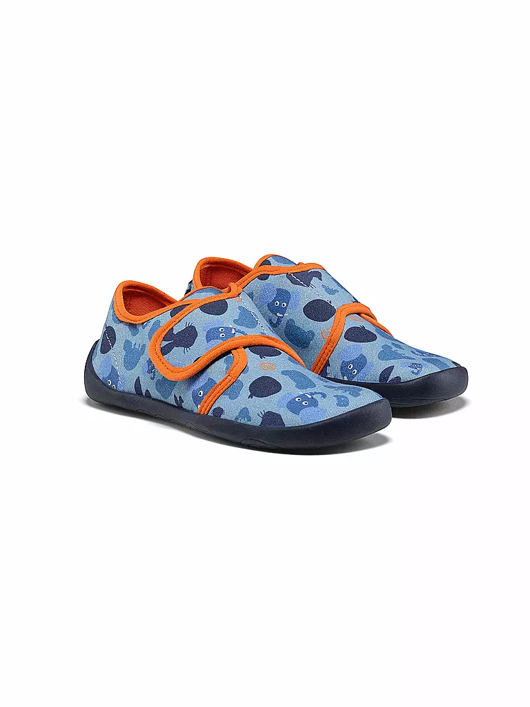 AFFENZAHN | Kinder Hausschuhe MOVY | blau