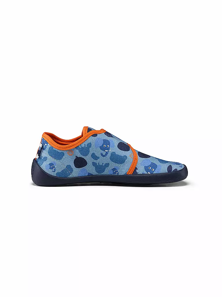 AFFENZAHN | Kinder Hausschuhe MOVY | blau