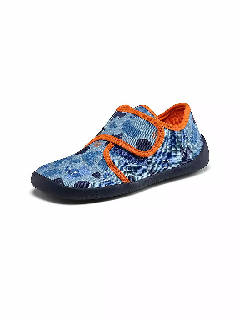 AFFENZAHN | Kinder Hausschuhe MOVY | blau
