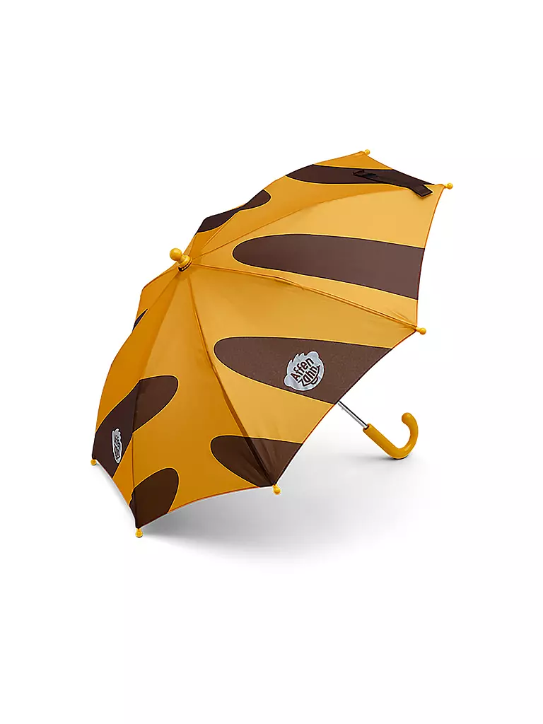 AFFENZAHN | Kinder Regenschirm Tiger | gelb