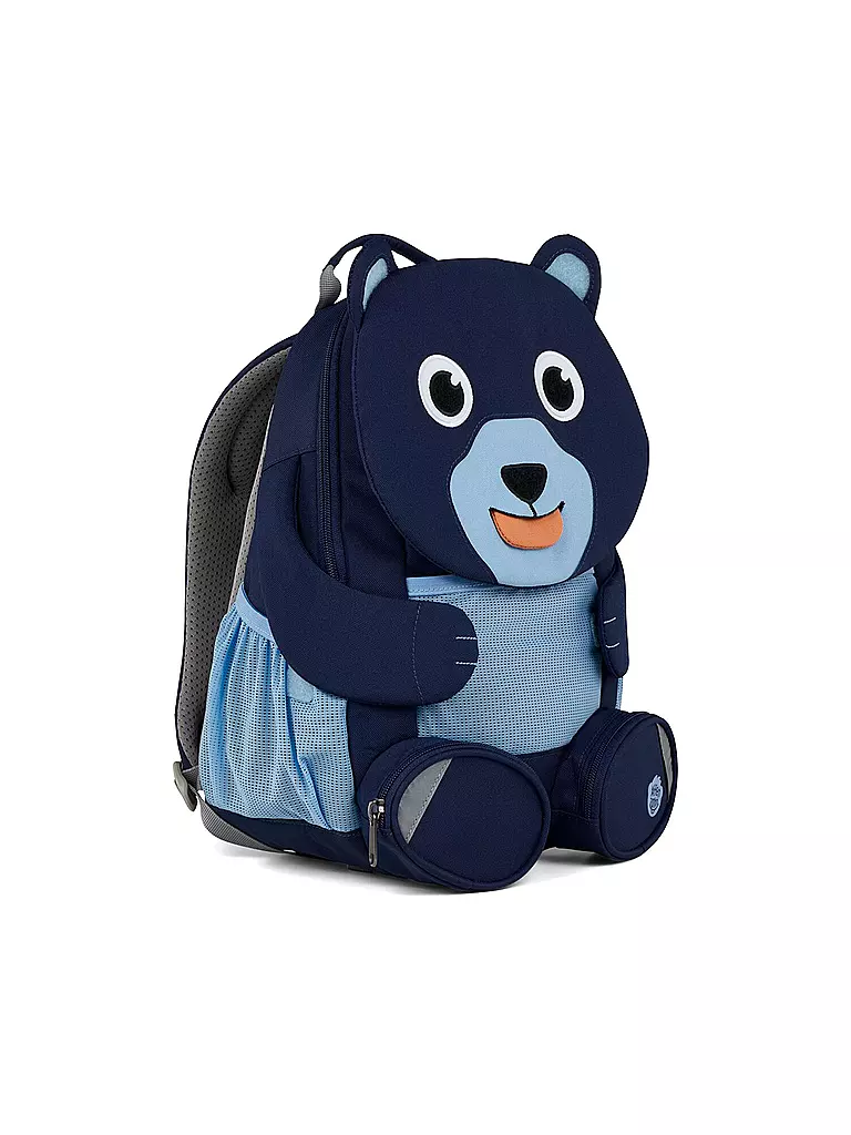 AFFENZAHN | Kinder Rucksack Große Freunde - Bär | dunkelblau