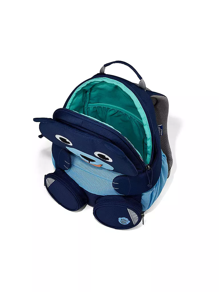 AFFENZAHN | Kinder Rucksack Große Freunde - Bär | dunkelblau