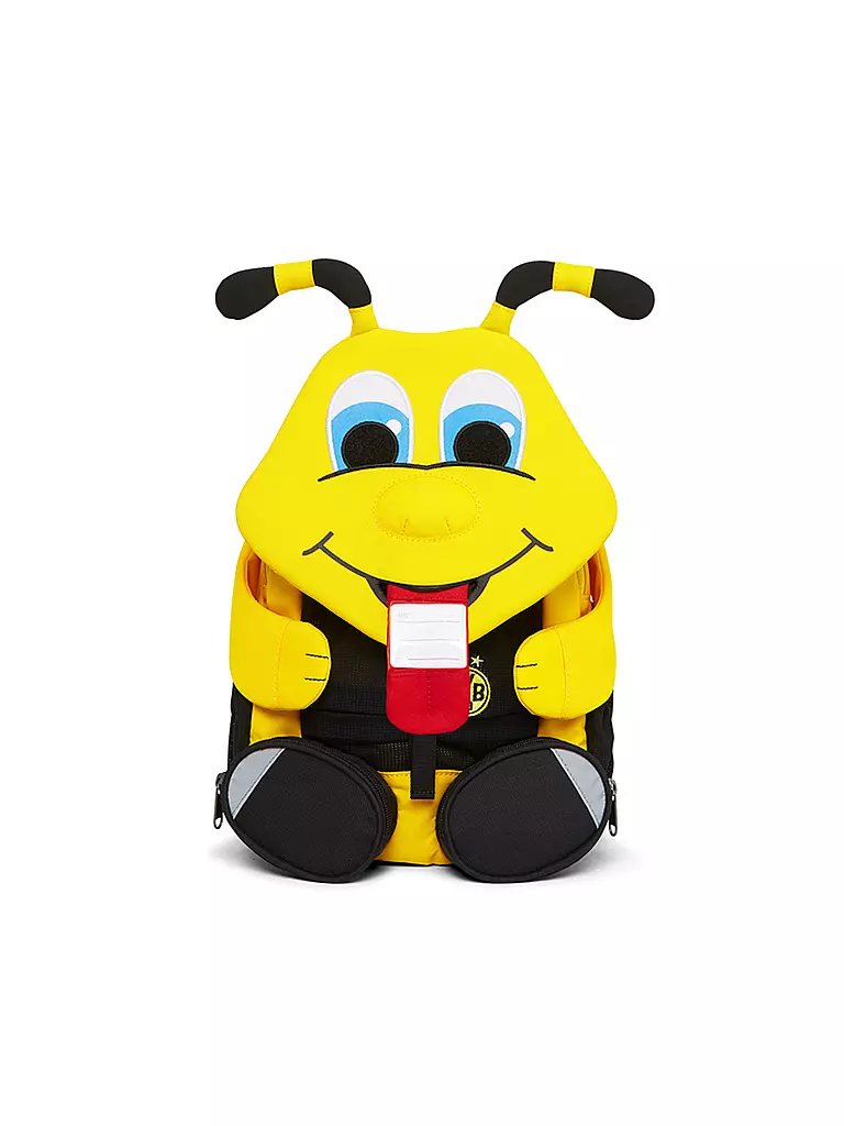 AFFENZAHN | Kinder Rucksack Große Freunde - Biene | gelb