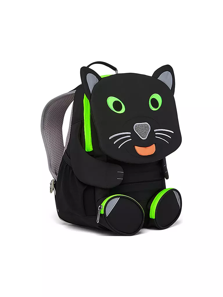 AFFENZAHN | Kinder Rucksack Große Freunde - Black Panther | grün