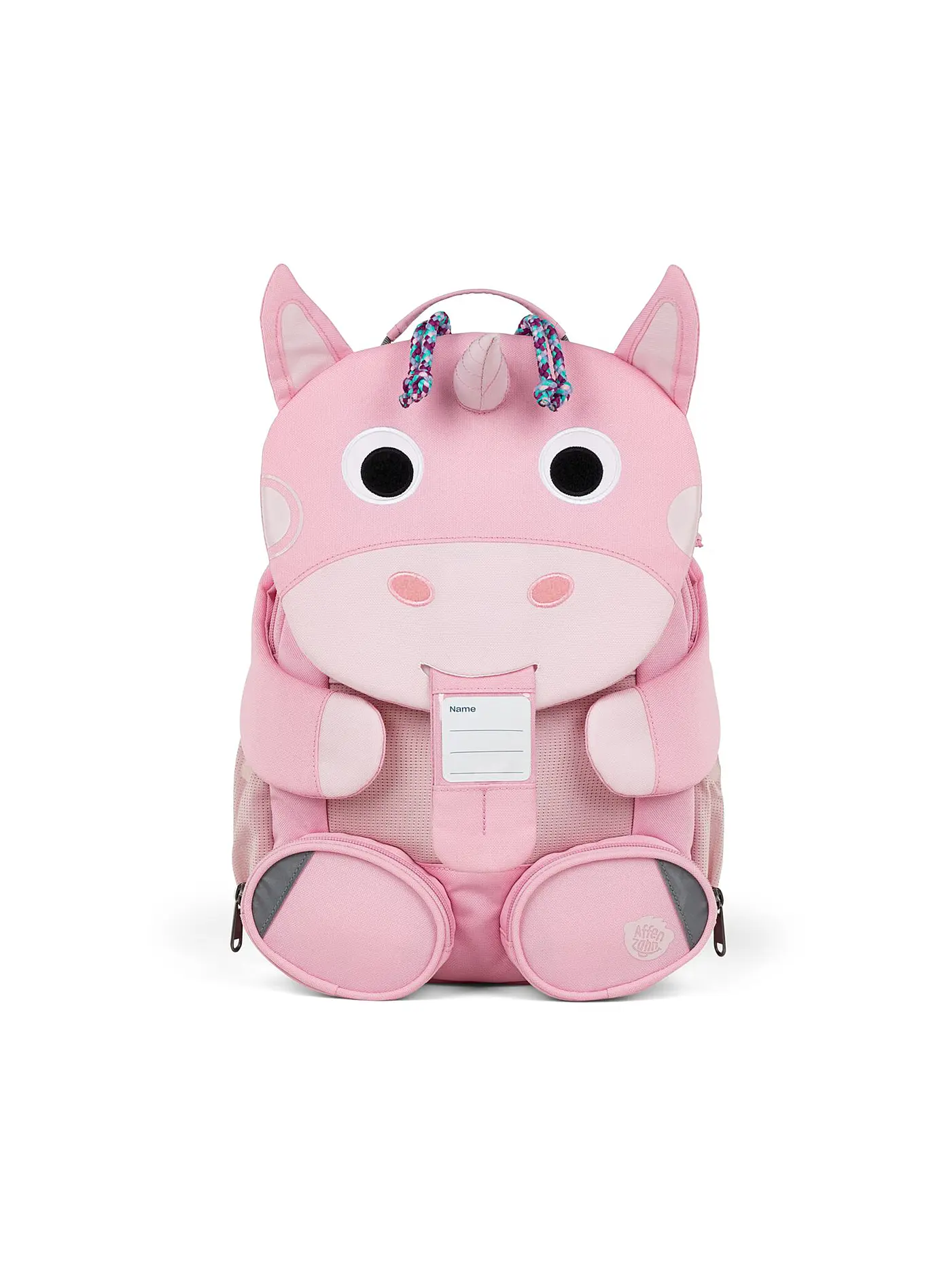 AFFENZAHN | Kinder Rucksack Große Freunde - Einhorn | rosa