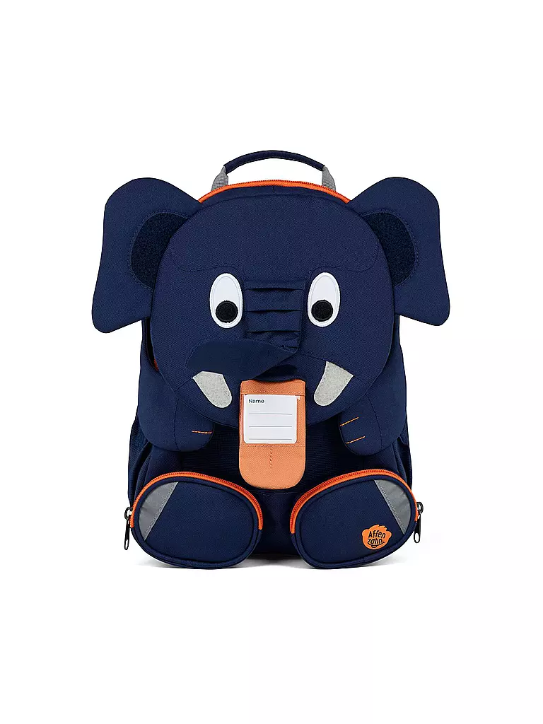 AFFENZAHN | Kinder Rucksack Große Freunde - Elefant | dunkelblau